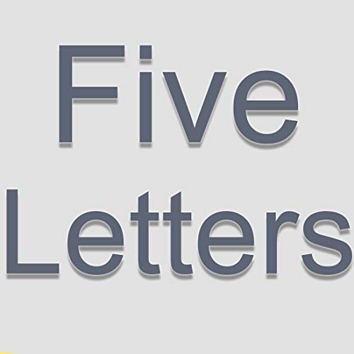 Silver-5 Letters