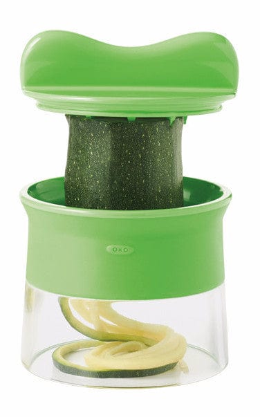 OXO Handheld Spiralizer - Vegetable Spiral Slicer for Zucchini, Carrots & Potatoes | Perfect for Healthy Meals, Salads & Low-Carb Pasta Alternatives