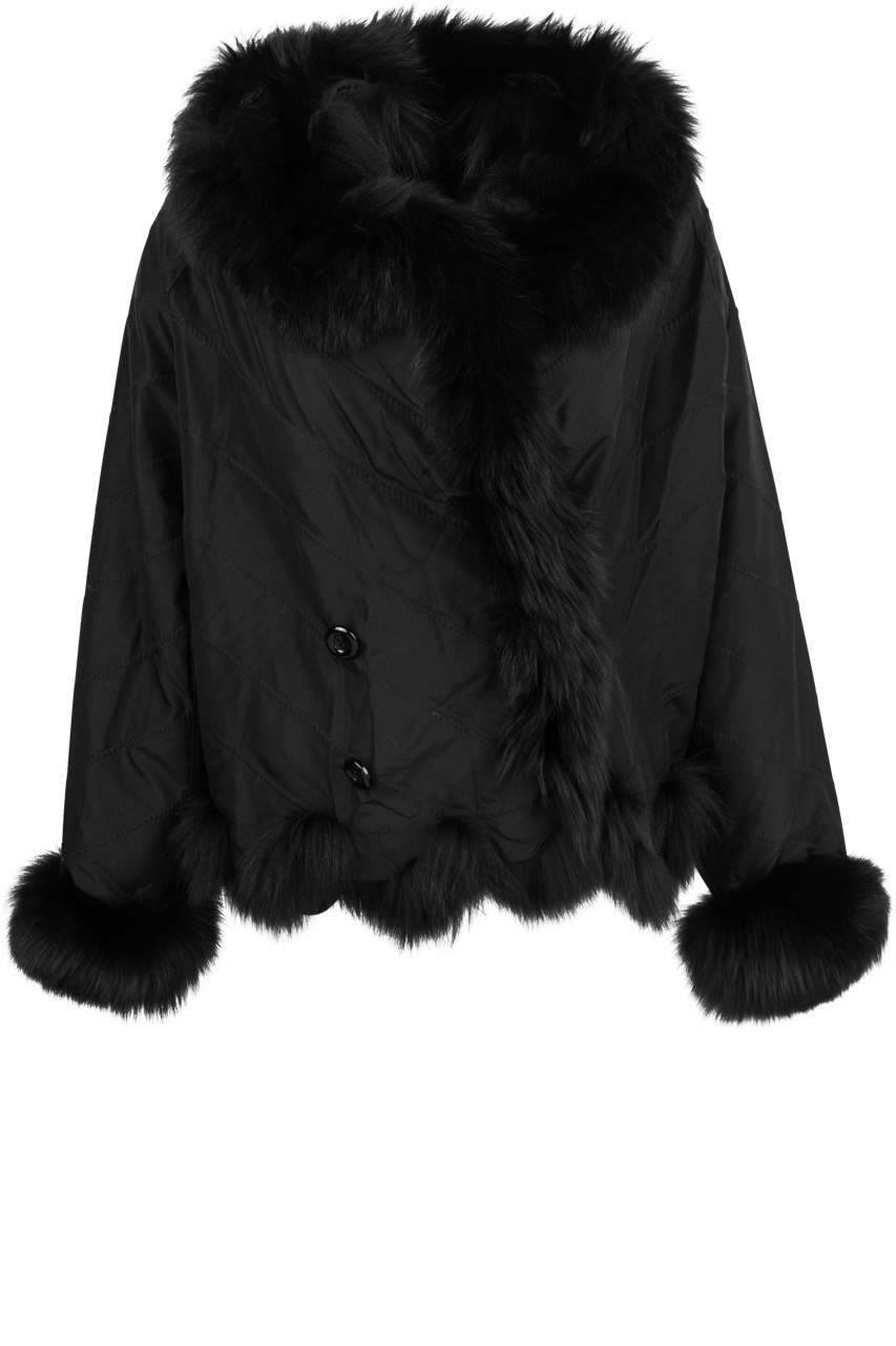 Diomi Women's Silk Fox Bomber Jacket - Elegant Vintage Style Outerwear for Fall & Winter | Perfect for Casual Wear, Night Out, and Fashion Events