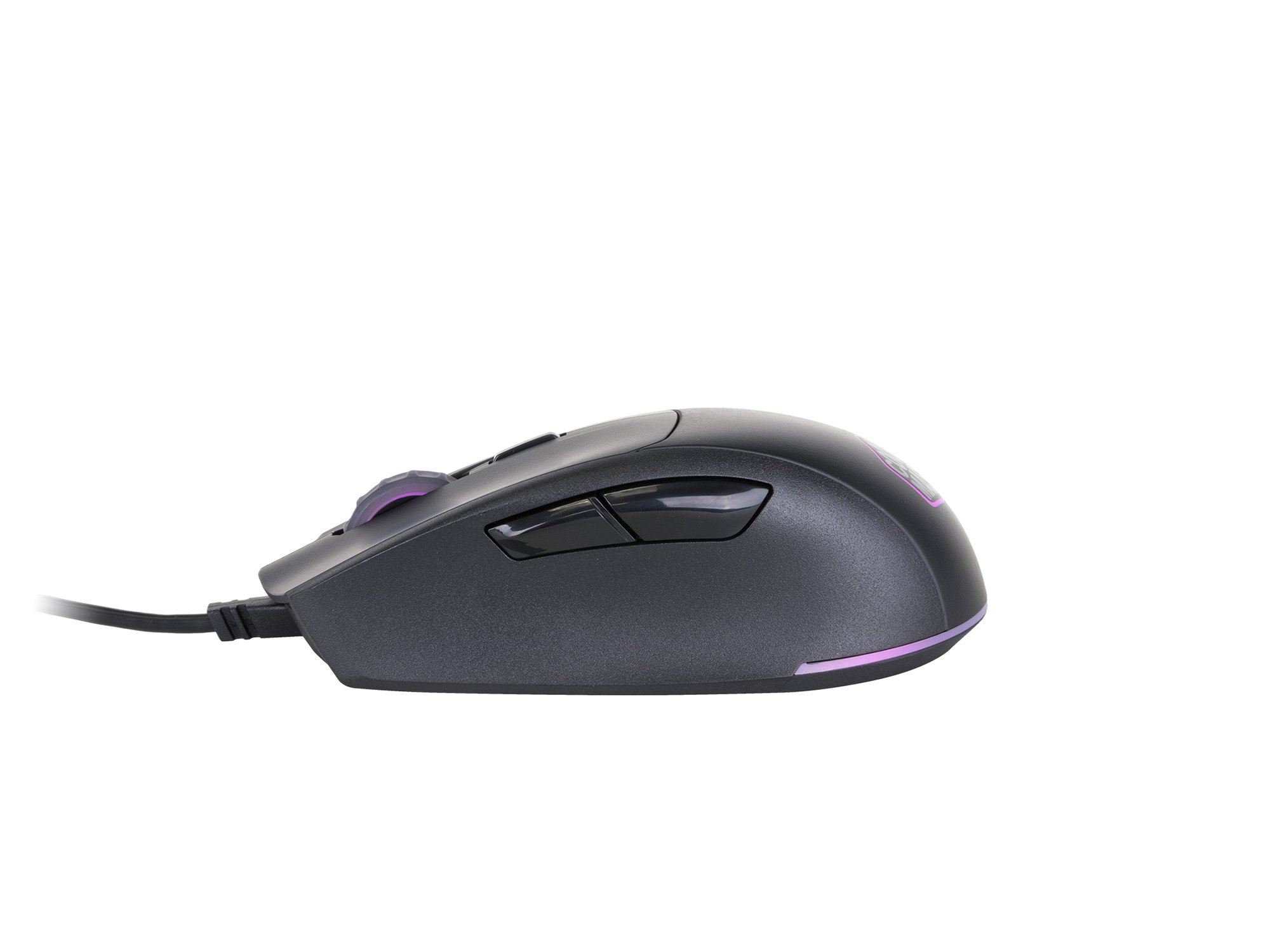 Cooler Master MM520 Optical Gaming Mouse - 12000 DPI, 7 Programmable Buttons, RGB Lighting, Ergonomic Design for PC Gamers (USB/Black) - Perfect for FPS, MOBA & Esports Gaming