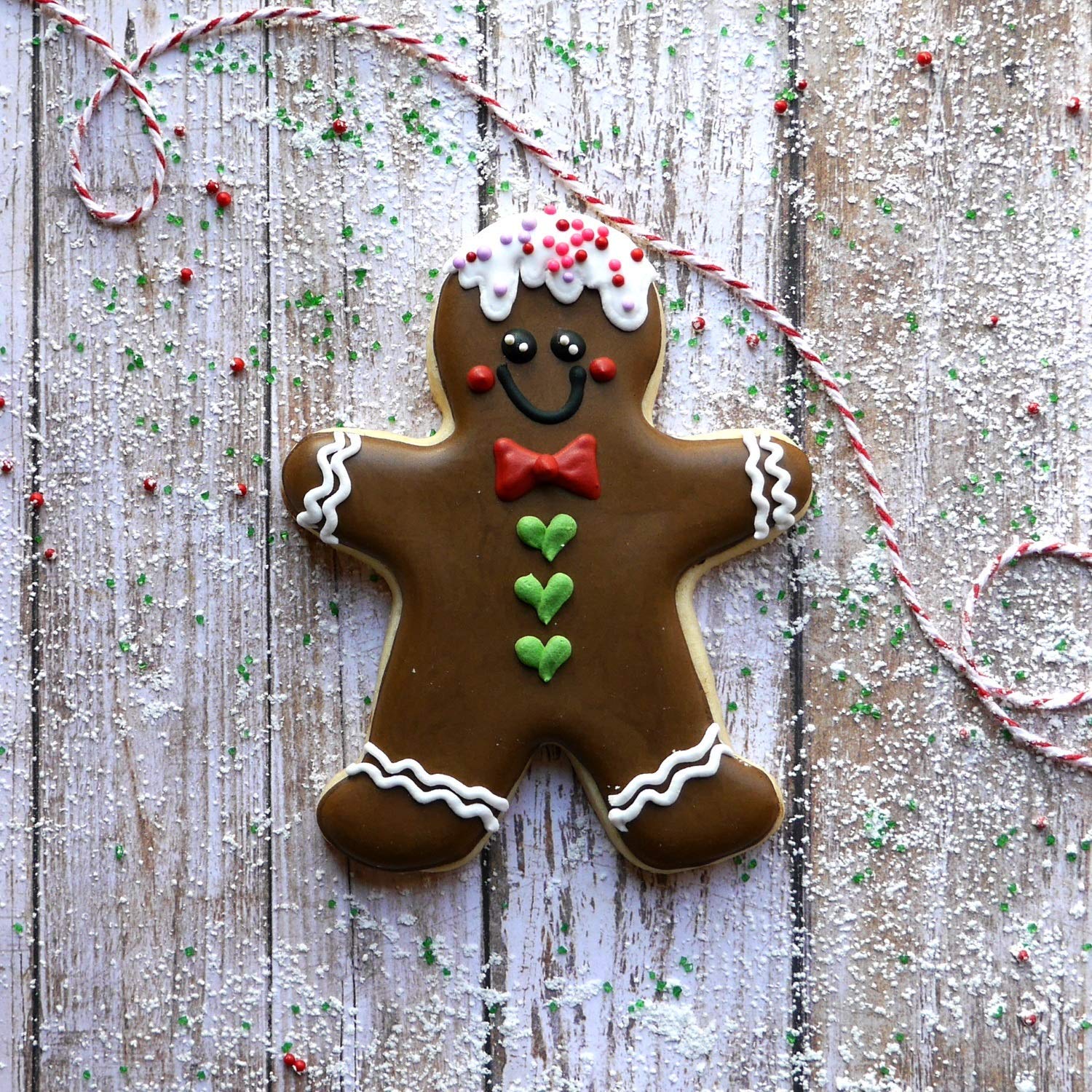 Premium Stainless Steel Gingerbread Man Cookie Cutter - Large Food-Grade Baking Tool, Dishwasher Safe - Perfect for Holiday Cookies, Christmas Baking & DIY Gingerbread House Decorations
