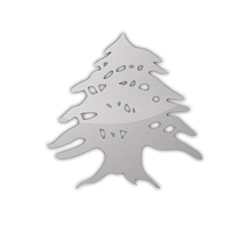 EW Designs Cedar Tree Vinyl Decal - Lebanon Lebanese Bumper Sticker for Cars & Trucks (5 Inch) - Perfect for Car Windows, Laptops, and Water Bottles
