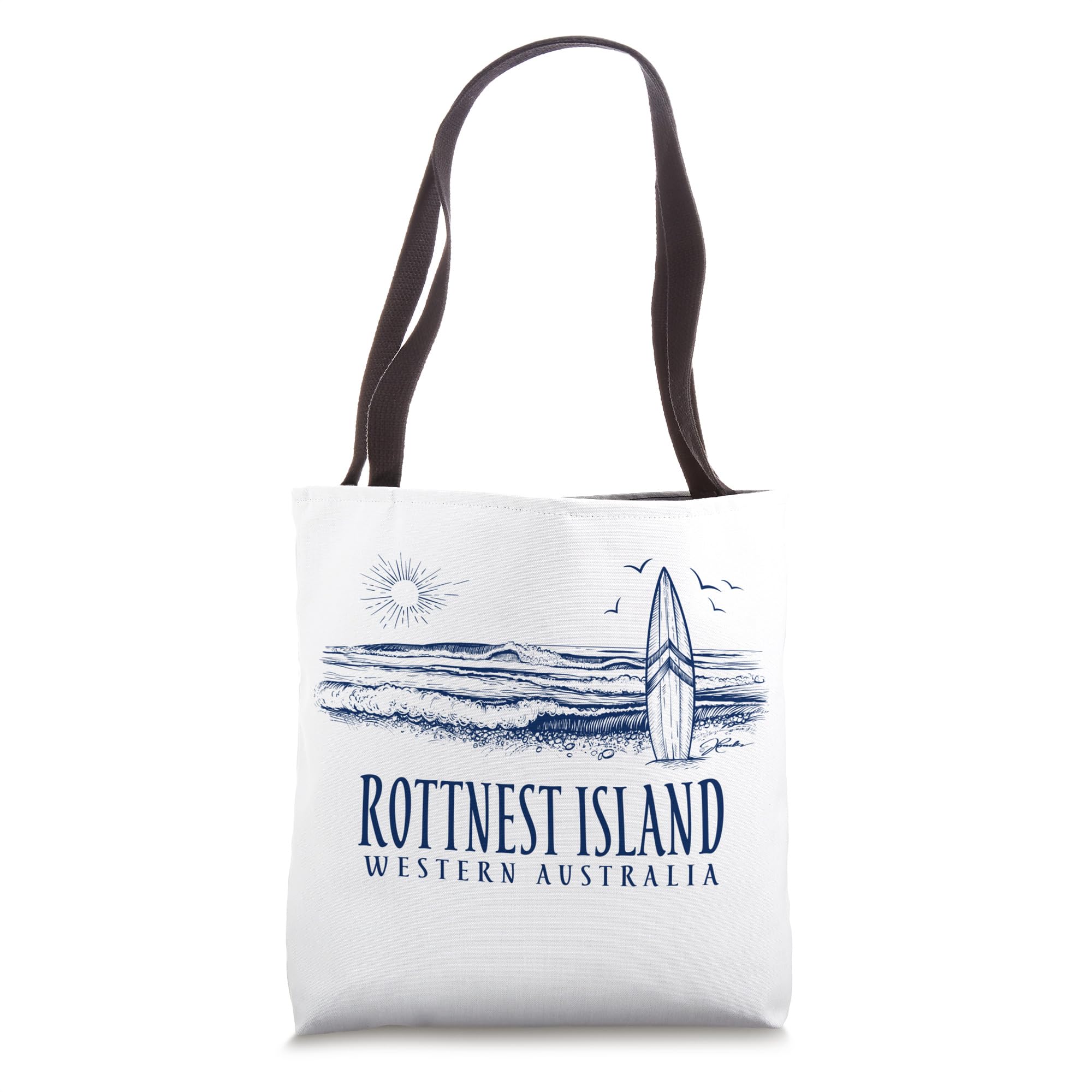 JCombs: Stylish Rottnest Island Western Australia Tote Bag - Perfect for Beach Trips, Shopping & Travel Accessories