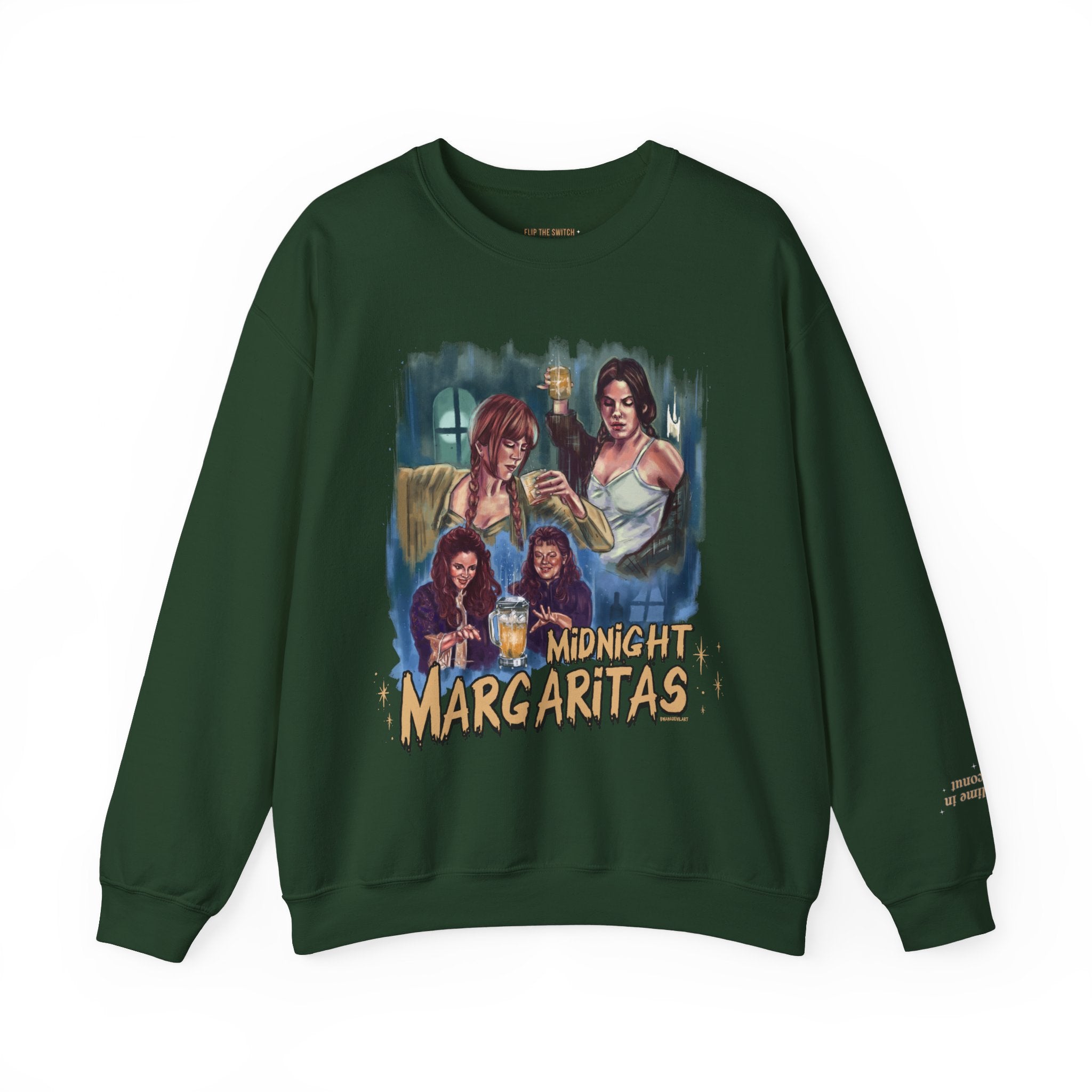 Midnight Margaritas Sweatshirt | Women's Casual Pullover | Cozy Lounge Wear for Night Out & Girls' Night In