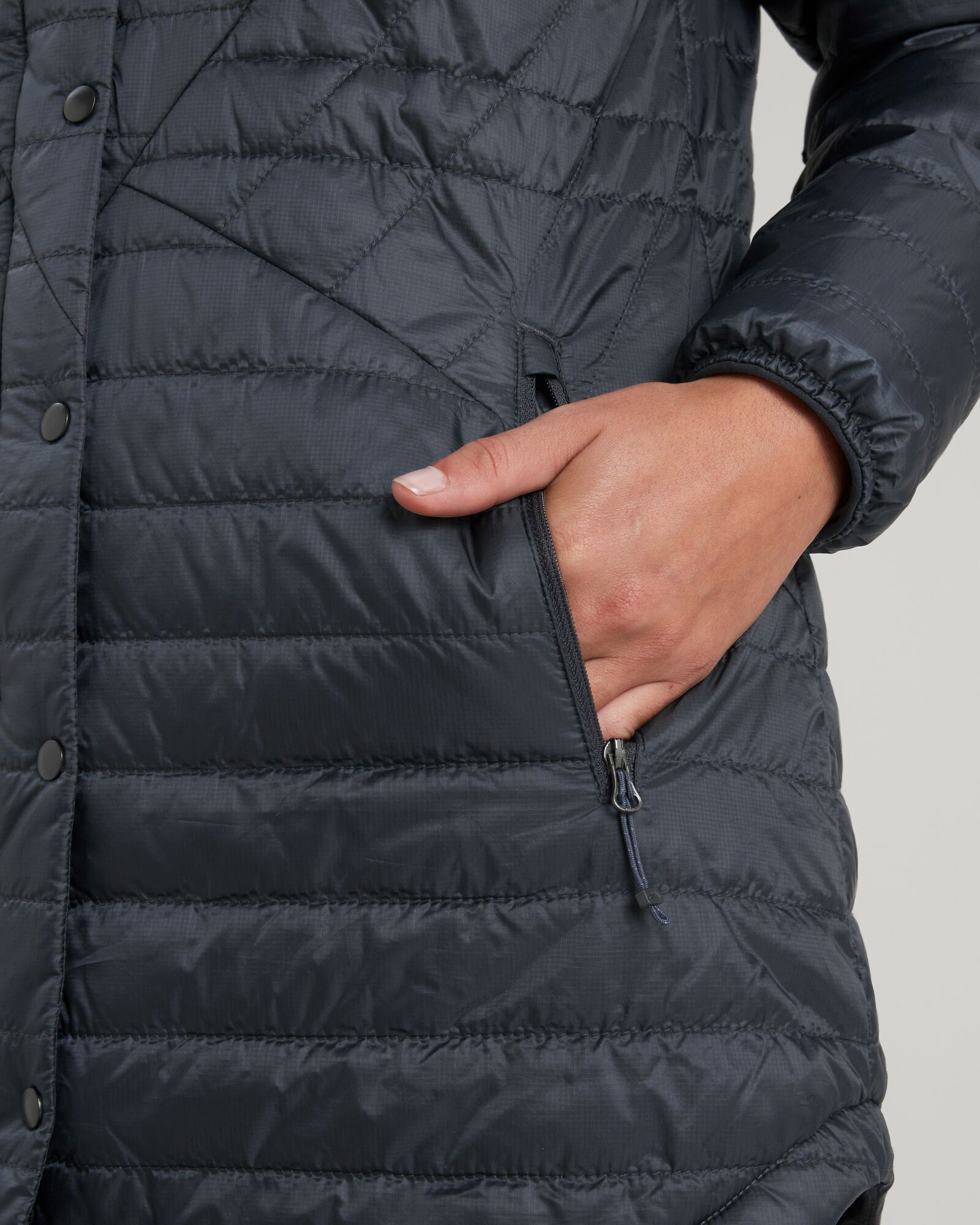 Heli R Women's Lightweight Water-Resistant novaLOFT Insulated Winter Coat - Meteor - Perfect for Outdoor Activities, Hiking & Cold Weather Fashion