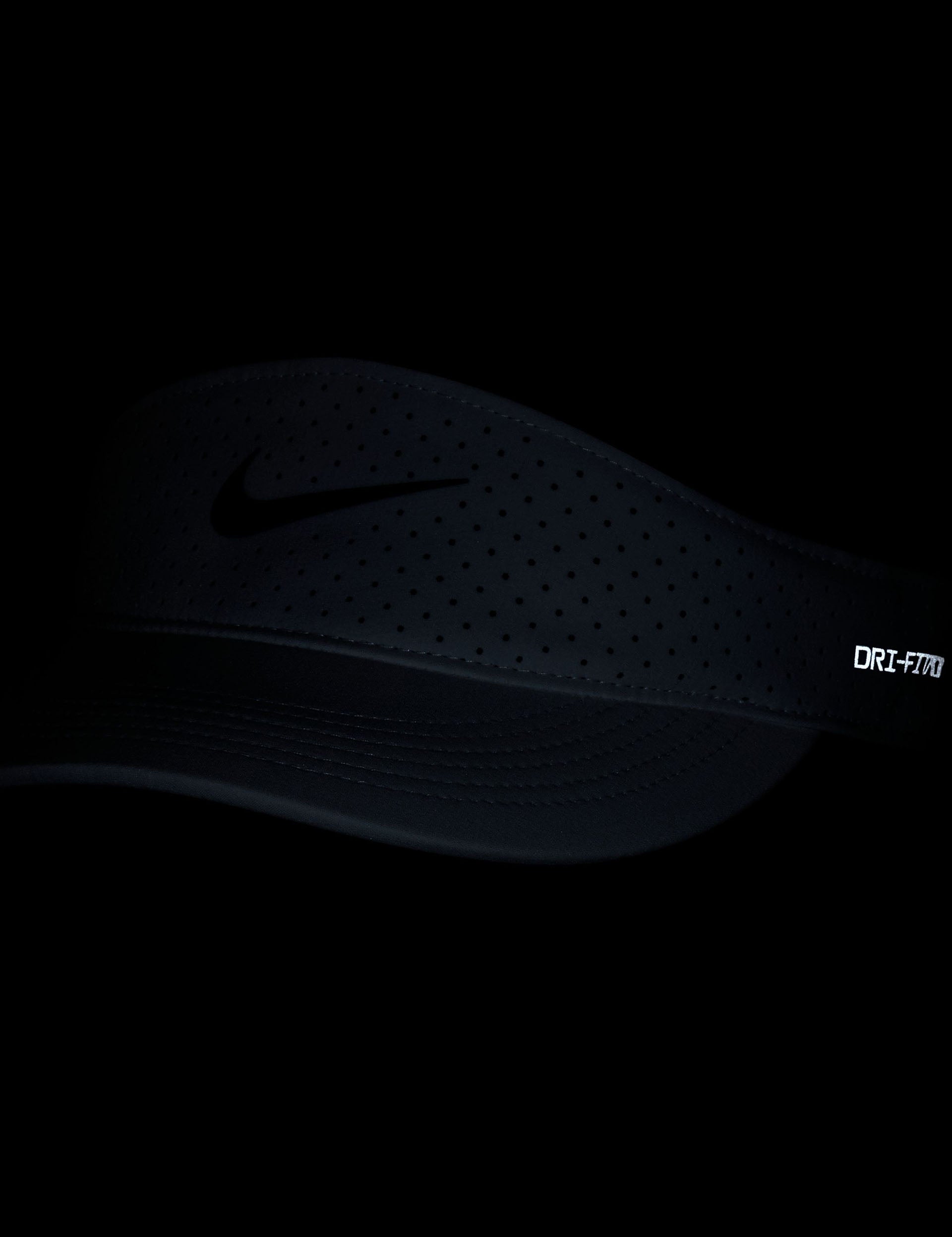 Nike Dri-FIT ADV Ace Tennis Visor - White | Moisture-Wicking Sun Hat for Men & Women | Perfect for Tennis, Golf, Running & Outdoor Sports