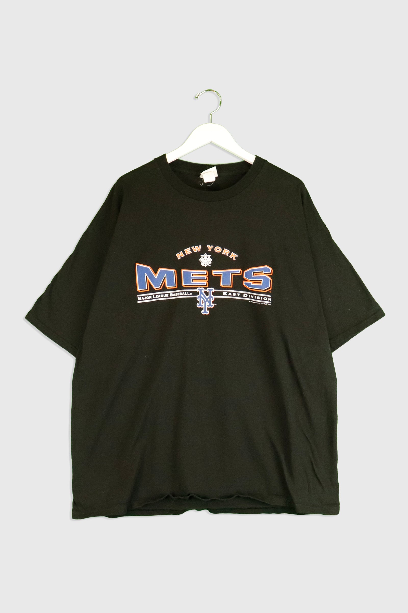 Vintage 2002 MLB New York Mets Retro Baseball T-Shirt - Size 2XL - Soft Cotton Graphic Tee for Men - Perfect for Game Day, Sports Events & Casual Wear