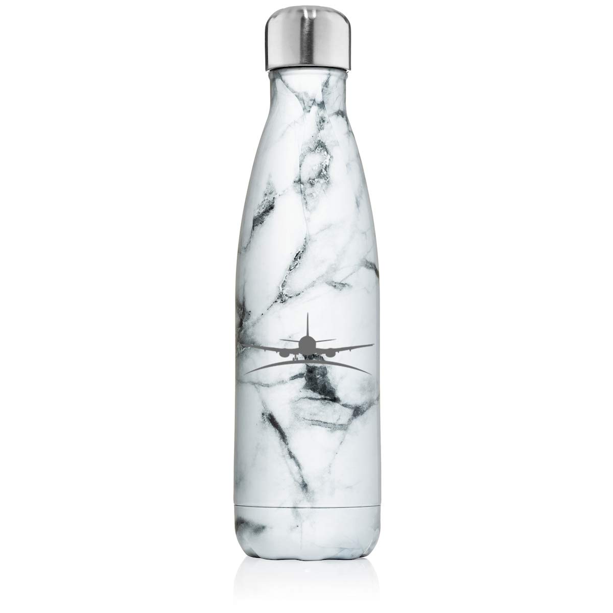 MIP 17 oz Double Wall Vacuum Insulated Stainless Steel Water Bottle - Leakproof Travel Mug for Coffee & Tea - Keeps Hot/Cold 12+ Hours - Perfect for Office, Gym, Hiking & Airplane Travel