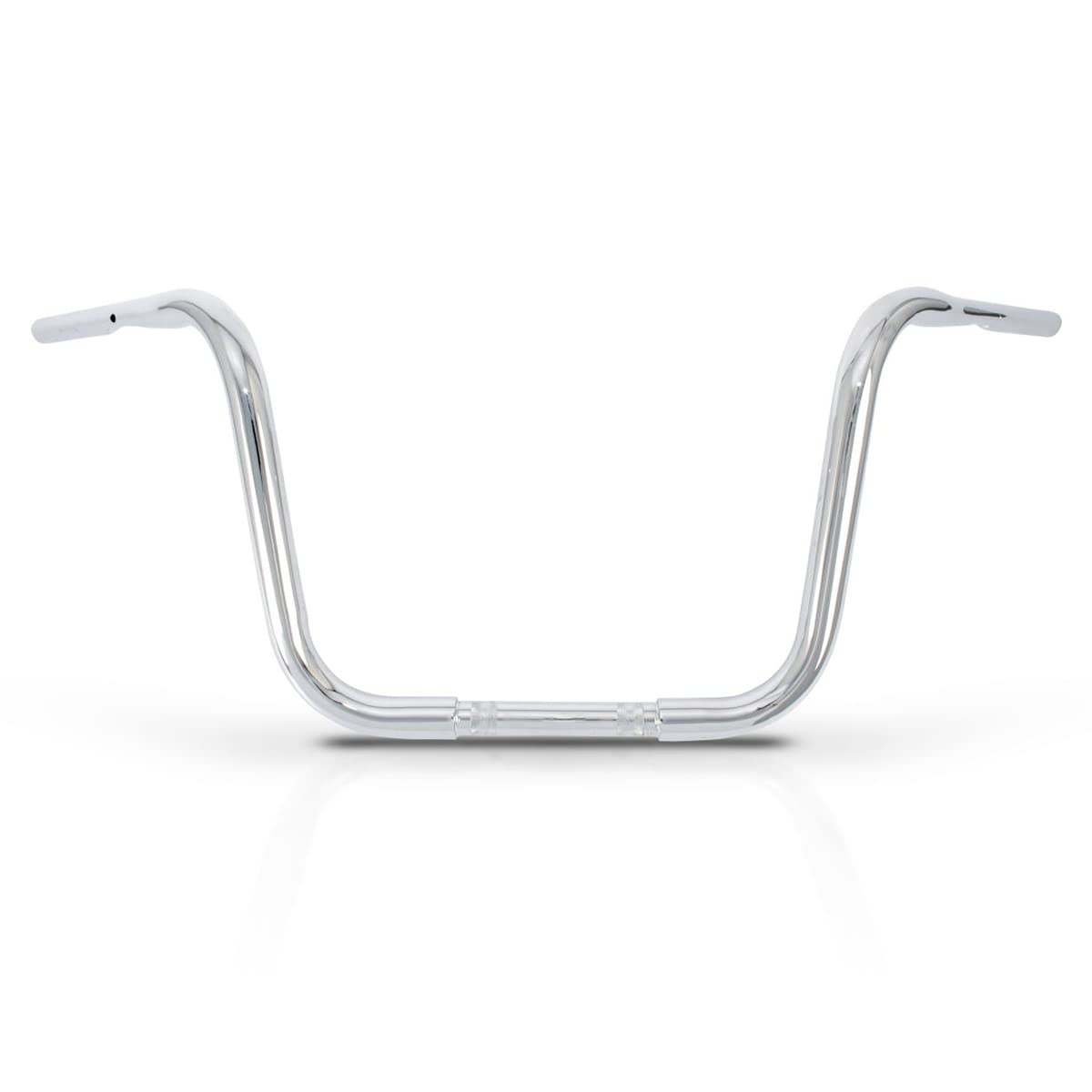Burly Brand Gorilla Ape Hanger Handlebar - 12 Inch Chrome Motorcycle Handlebars for Harley Davidson & Cruiser Bikes - Perfect for Custom Bike Builds & Long Rides (B28-350T)