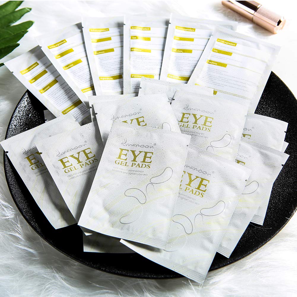 100 Pairs Eyelash Extension Pads - Soft Gel Lash Patches for Professional & DIY Lash Extensions - Perfect for Salons, Home Use & Beauty Enthusiasts