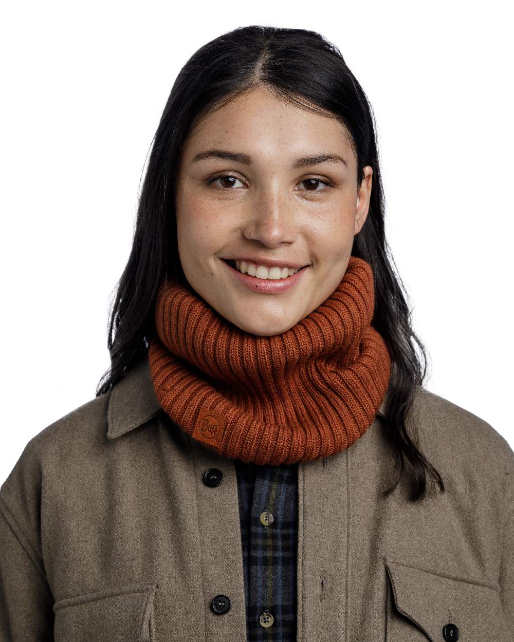 Buff Norval Merino Wool Knitted Neck Warmer - Soft & Warm Winter Scarf for Men & Women - Perfect for Skiing, Hiking & Outdoor Activities