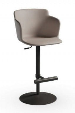 Midj Calla P SG TS Stool - Modern Bar Stool for Kitchen, Dining Room & Home Decor | Durable & Stylish Seating Solution