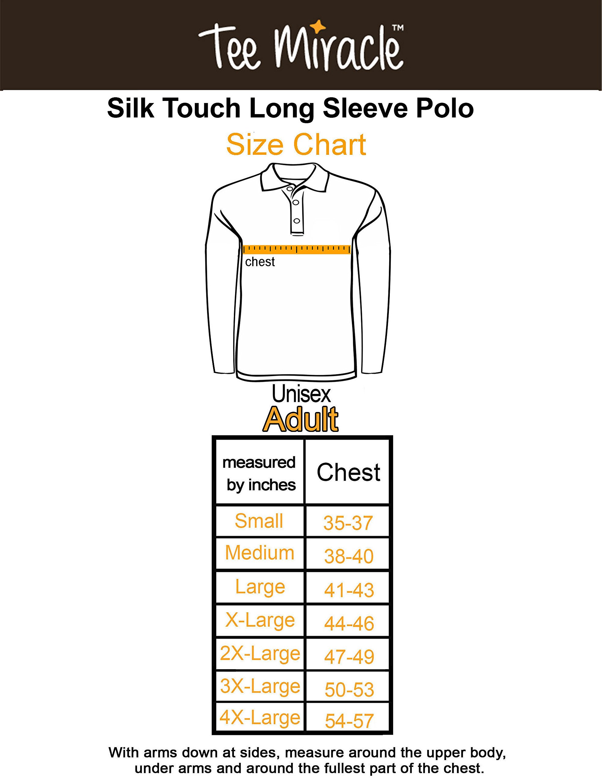 Custom Embroidered Men's Long Sleeve Polo Shirts - Personalized Monogram Dress Shirts for Business Casual & Golf - Premium Embroidered Work & Office Wear