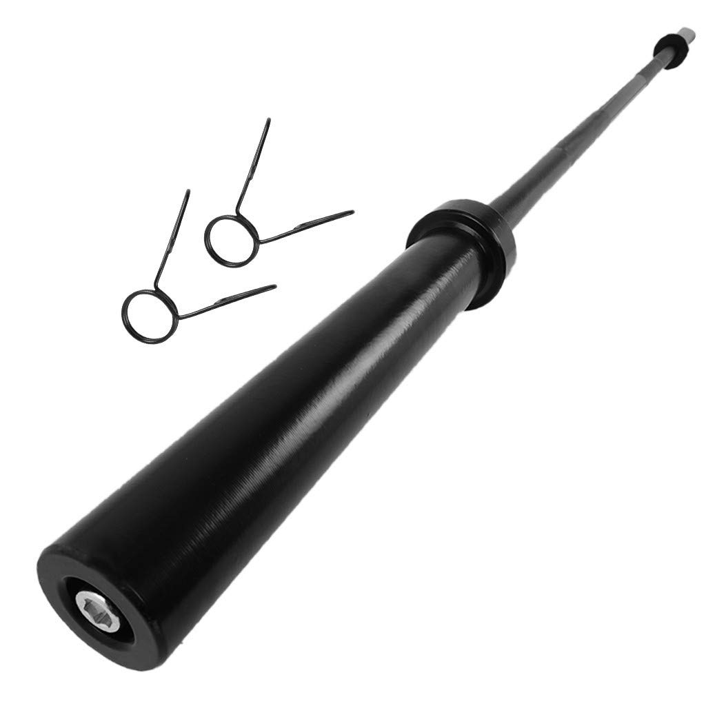 CRX Bar - Standard Weight Strength Training Barbell Set for Home Gym, Bench Press, Weight Lifting & Fitness Workouts | Durable Olympic Bar with Curling Accessories for Muscle Building & Weight Loss | Perfect for Home Exercise, Cross Training & Strength Conditioning