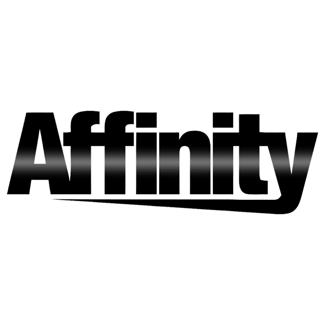 Affinity 4 Vinyl Decal Stickers - Premium Waterproof Car Decals for Windows, Laptops & Walls - Perfect for Car Accessories, Home Decor & Personalization