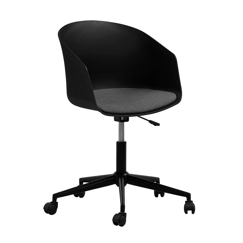 Ergonomic LIDAN Office Chair with Adjustable Height - Black - Perfect for Home Office, Gaming & Workspace Comfort