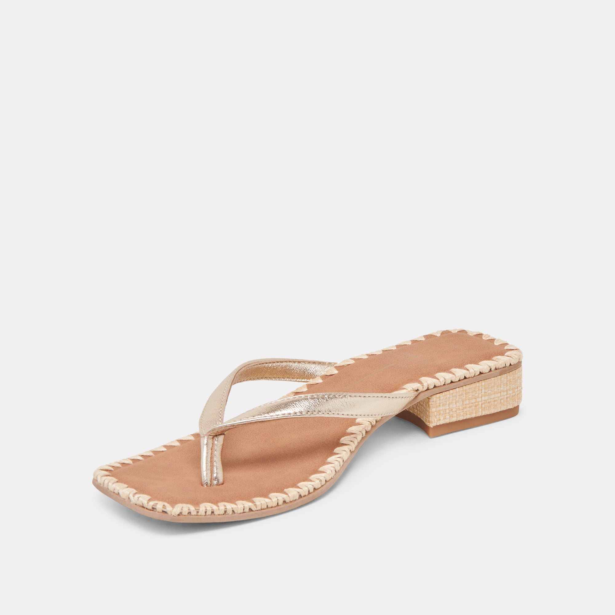 Barty Women's Gold Metallic Leather Sandals - Comfortable & Stylish for Summer, Beach, and Casual Outings