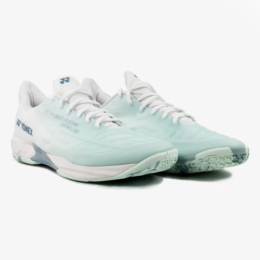 Yonex Cascade Drive 2 Tennis Shoes - White/Green - Lightweight Comfort for Men & Women - Perfect for Court Play & Casual Wear