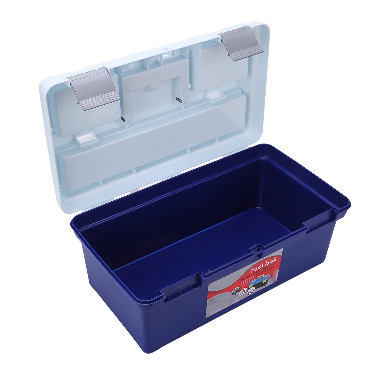 Double Layer Small Storage Box - Ergonomic Plastic Organizer for Office, Home & Work | Perfect for Desk Organization, Craft Supplies & Household Items