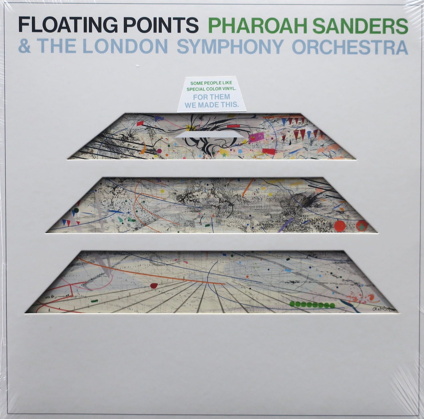 Floating Points, Pharoah Sanders & LSO 'Promises' Blue Marble Vinyl LP Record - Limited Edition Jazz Album for Audiophiles & Music Collectors - Perfect for Home Listening & Vinyl Enthusiasts