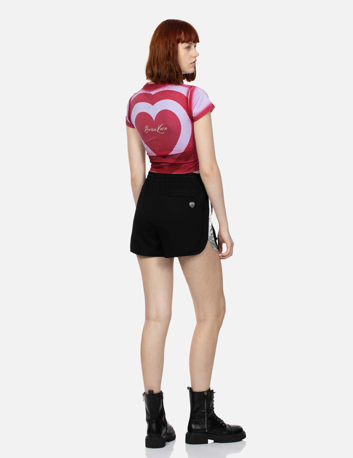 Gradient Sprayed Slim Cropped T-Shirt for Women | Trendy Streetwear Fashion Top | Perfect for Casual Outfits, Summer Wear & Instagram Outfits