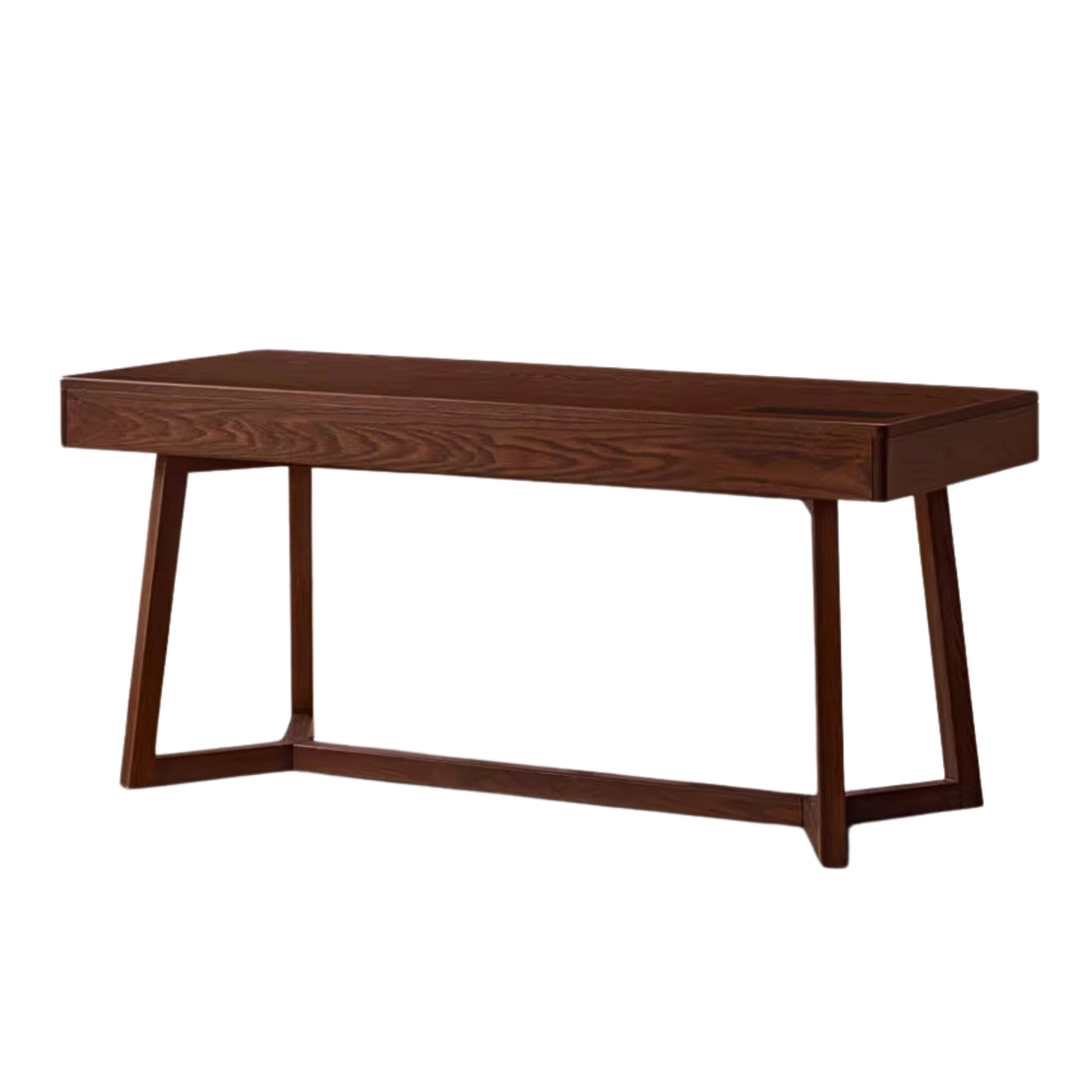 Premium Black Walnut & Oak Solid Wood Italian Modern Office Desk - Executive Home Office Furniture for Professionals & Remote Work