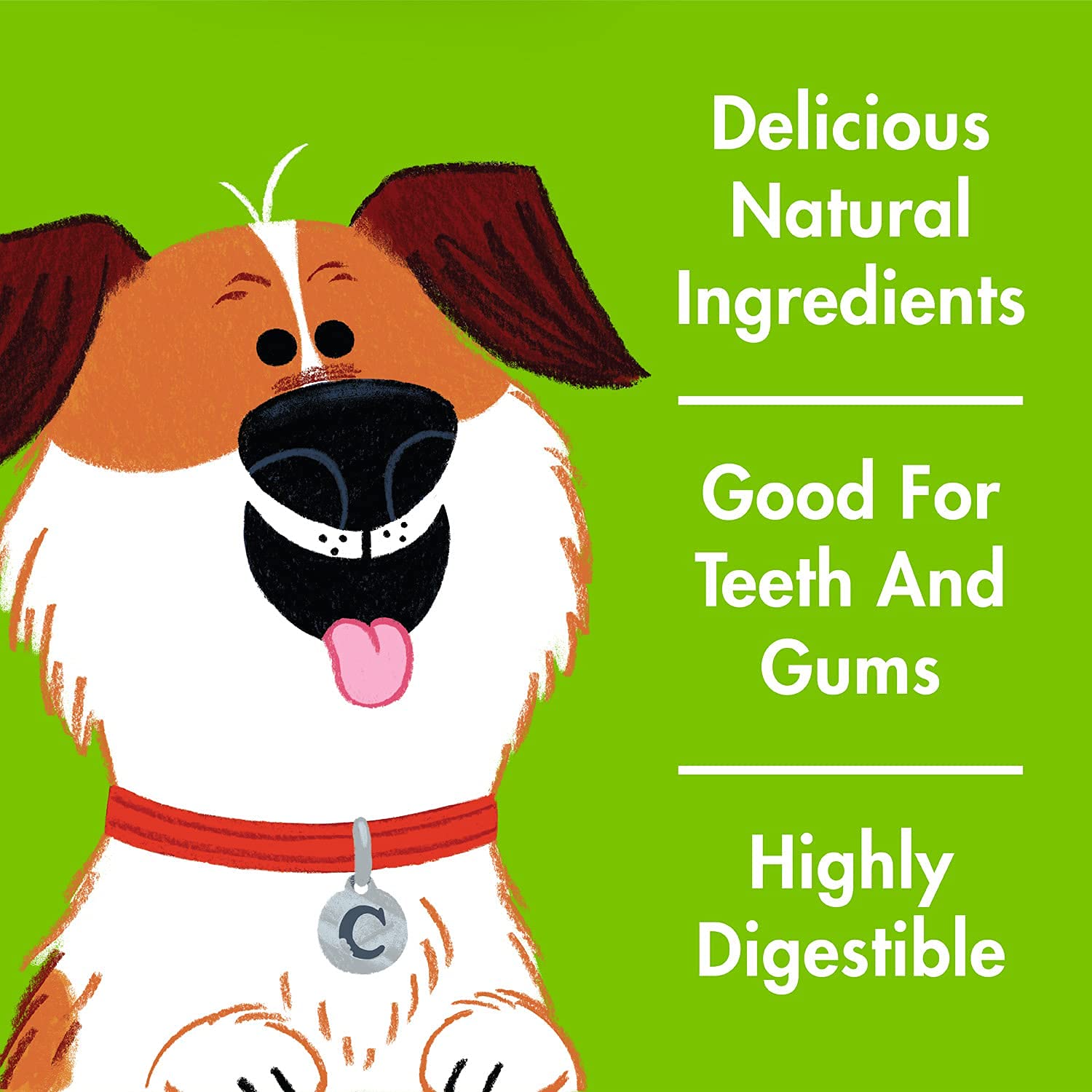 Chewsday Small Cinnamon Dental Dog Chews - Natural, Highly Digestible Oral Health Treats for Healthy Gums & Teeth - Made in USA - 28 Count - Perfect for Daily Teeth Cleaning & Fresh Breath