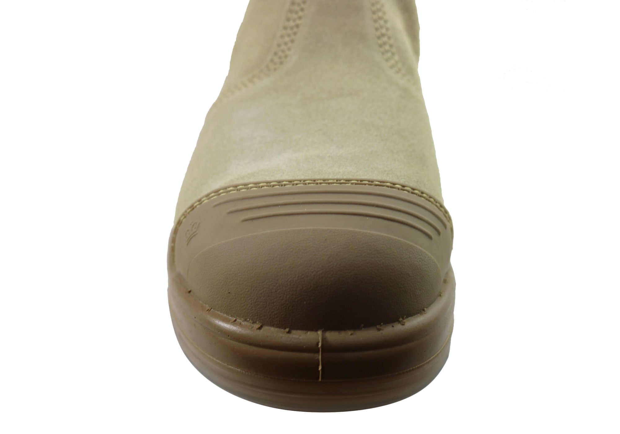 KingGee Wills Suede Men's Comfort Leather Steel Toe Safety Work Boots - Durable & Slip-Resistant for Construction, Warehouse & Outdoor Jobs