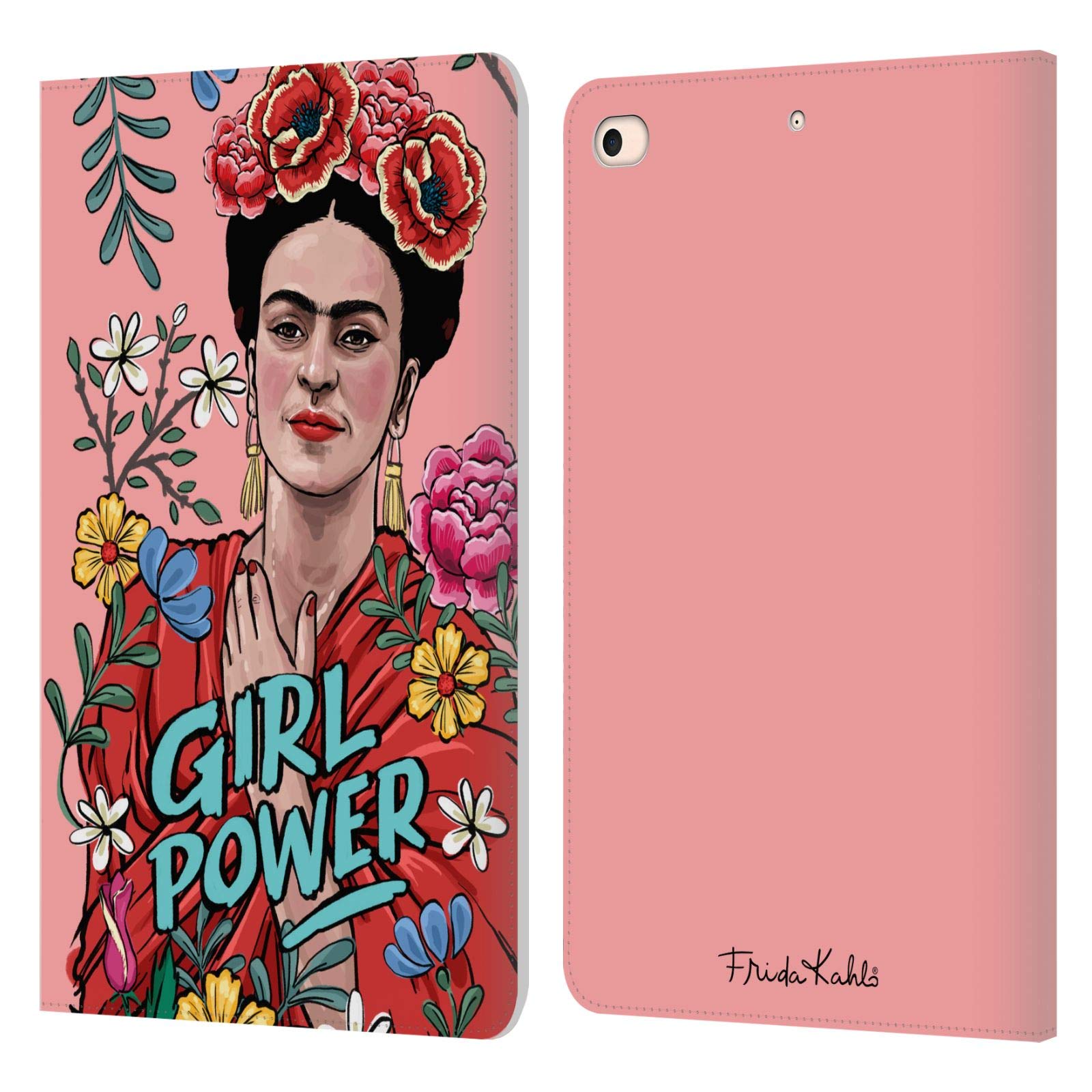 Head Case Designs Frida Kahlo iPad Mini Case - Officially Licensed Art & Inspirational Quotes Leather Wallet Cover for Apple iPad Mini 2019 - Perfect for Work, School & Travel