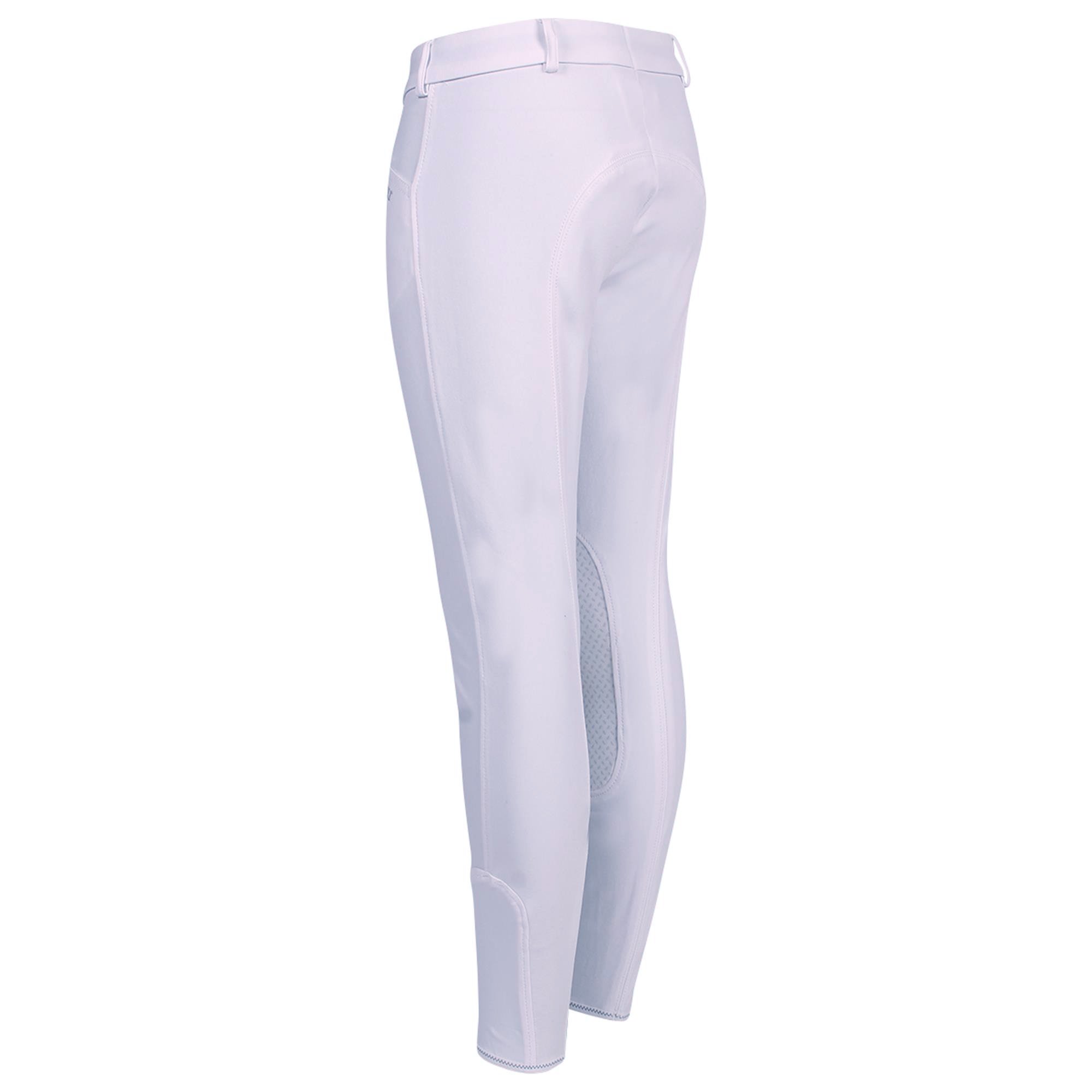 Kids' Breeches with Reinforced Knee Patches - Brooklyn Grip Equestrian Riding Pants for Horseback Riding & Stable Activities
