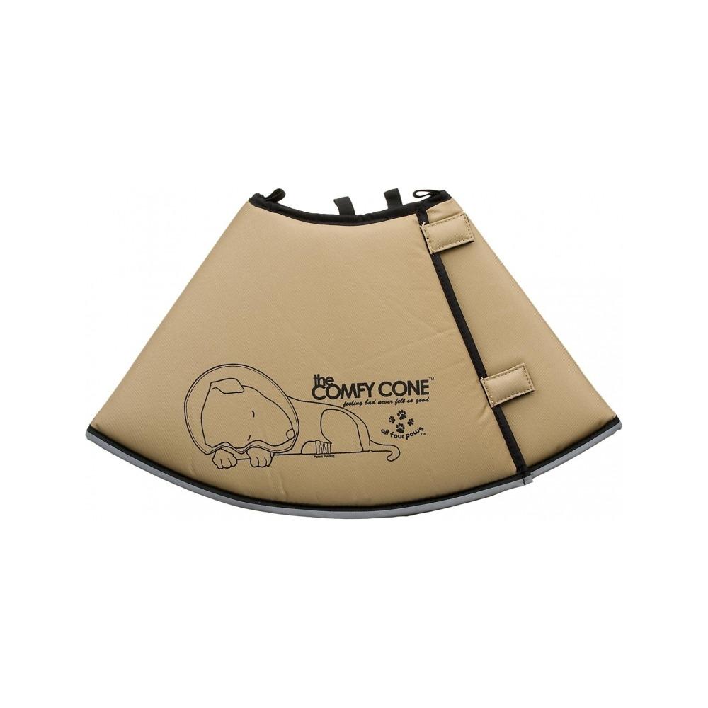 All Four Paws Comfy Cone - Soft Pet Recovery Collar for Dogs & Cats | Post-Surgery E-Collar Alternative | Perfect for Wound Protection & Healing