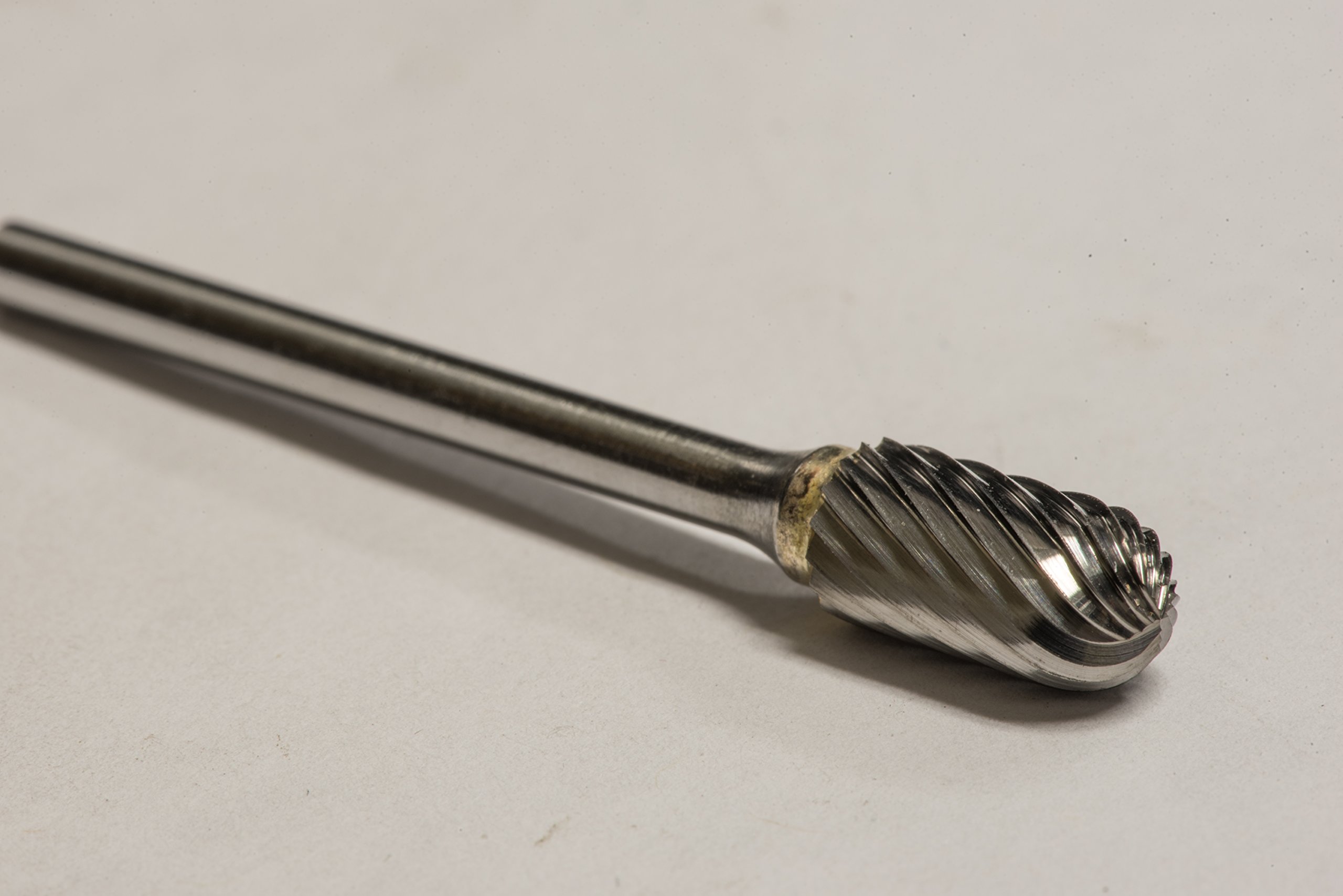 SC-51 Single Cut Solid Carbide Rotary Burr Die Grinder Bit 1/4