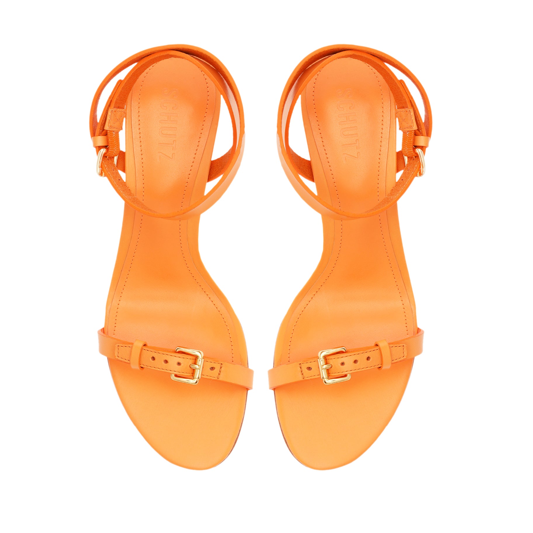 Aurora Mid Stiletto Leather Sandals for Women - Comfortable Heeled Sandals with Ankle Strap, Perfect for Summer Weddings, Beach Vacations & Date Nights