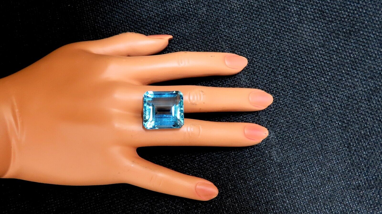 GIA Certified 46.87ct Natural Blue Emerald Cut Aquamarine Gemstone - Stunning Birthstone Jewelry for March, Engagement Rings & Luxury Gifts