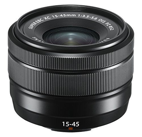 Fujinon XC 15-45mm F3.5-5.6 OIS PZ Zoom Lens for Fujifilm X Series Cameras - Black | Perfect for Travel, Street & Portrait Photography