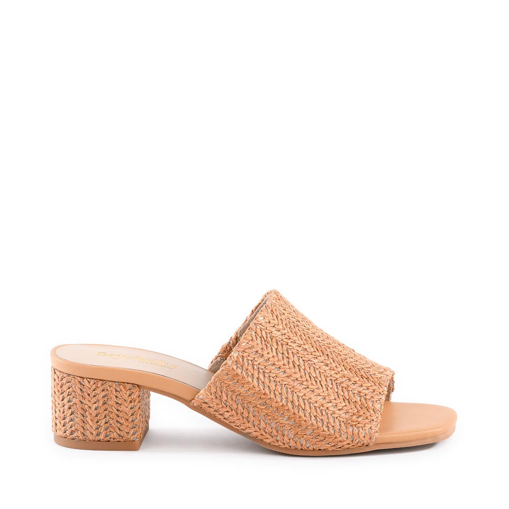 Natural Raffia Pepper Mule from Seychelles - Handmade Eco-Friendly Shoes for Beach, Vacation & Summer Outfits
