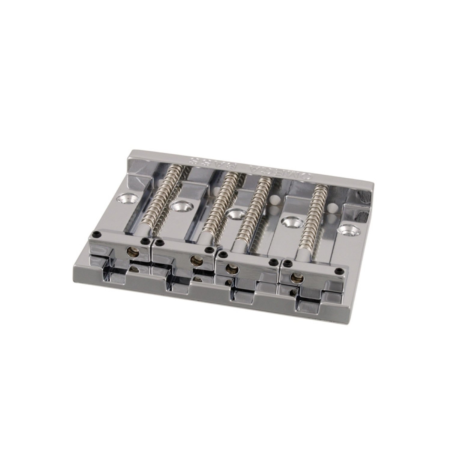 Omega Bass Bridge 4 String Nickel Replacement (BB-3350-001) - Premium Electric Guitar Parts & Small Hardware | Perfect for DIY Guitar Repair & Upgrades