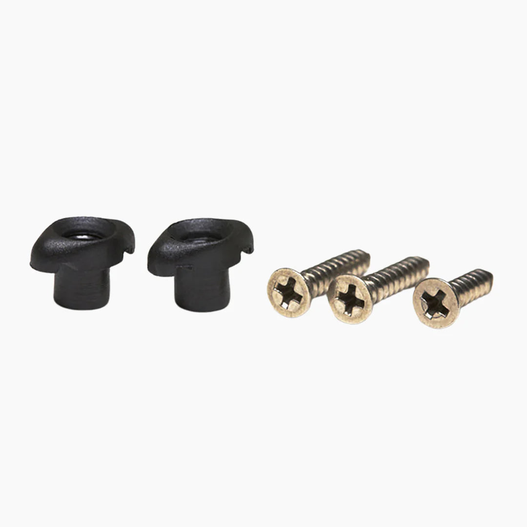 GraphTech Black TUSQ XL Sleek String Trees with Chrome Screws (PT 7004 00) - Premium Guitar Nut Upgrade for Enhanced Tone & Sustain - Perfect for Electric & Acoustic Guitars