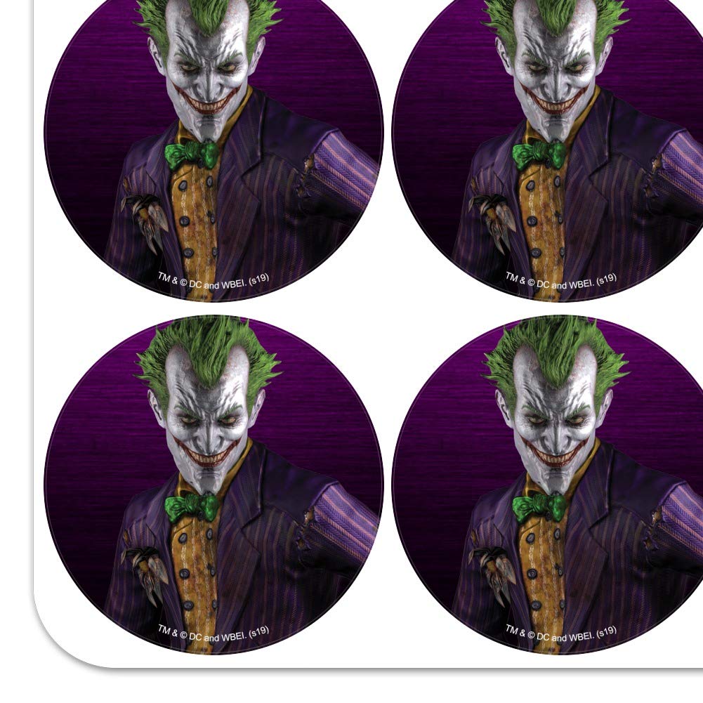 Batman Arkham Asylum Video Game Joker Stickers Set - 50pcs Planner Calendar Scrapbooking Decorative Stickers for Journaling, DIY Crafts, Bullet Journal, Gift Wrapping
