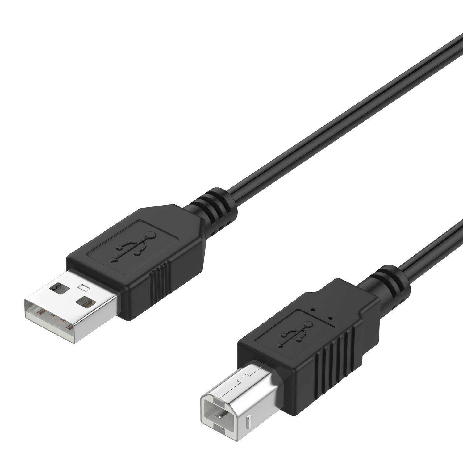 Original USB Cable for Canon PIXMA iP1800/iP2600/iP2700/iP2702 Printers - 3ft Replacement Cord - Perfect for Home & Office Printing Needs