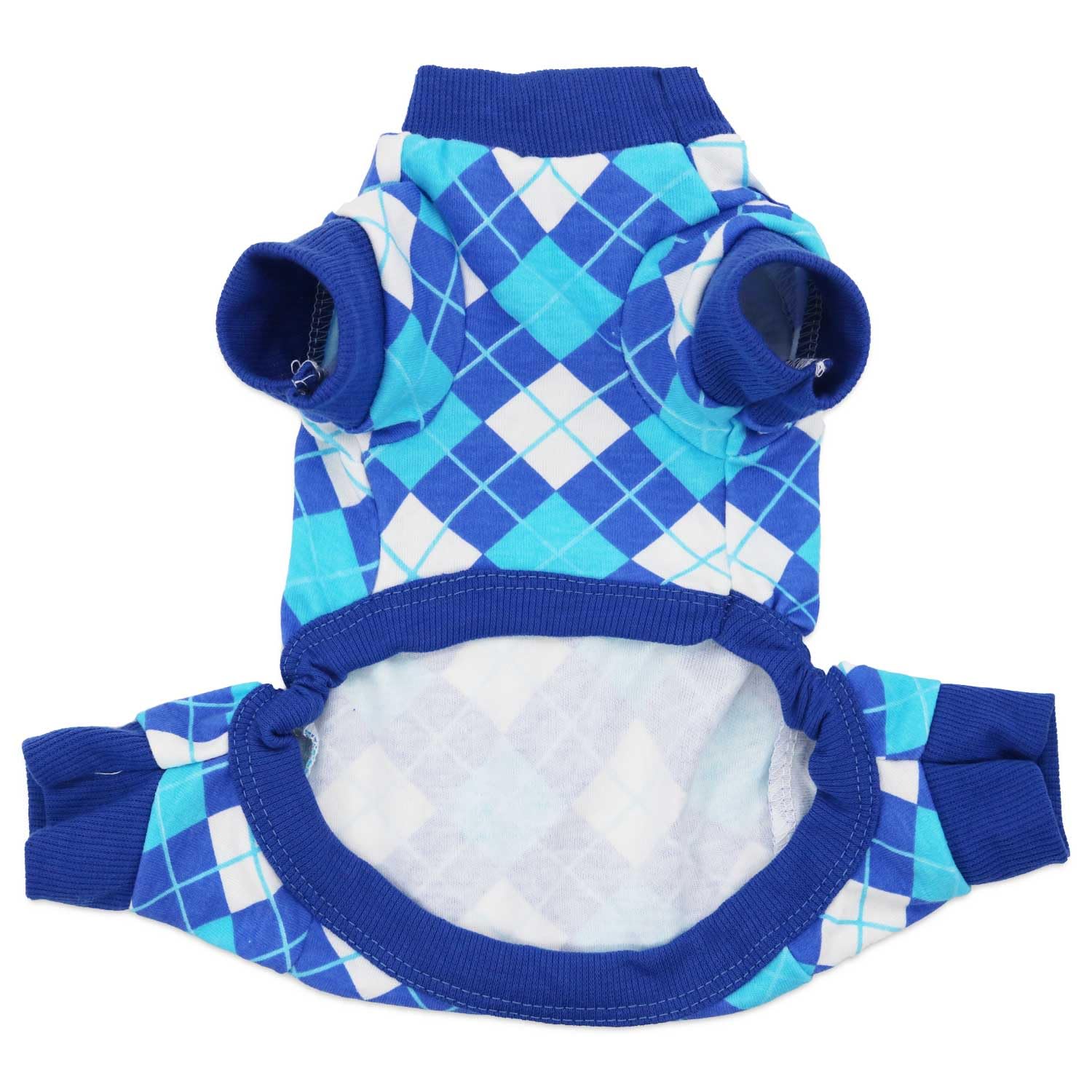 DroolingDog Plaid Dog Onesies for Small Dogs - Cozy Pajamas for Puppies