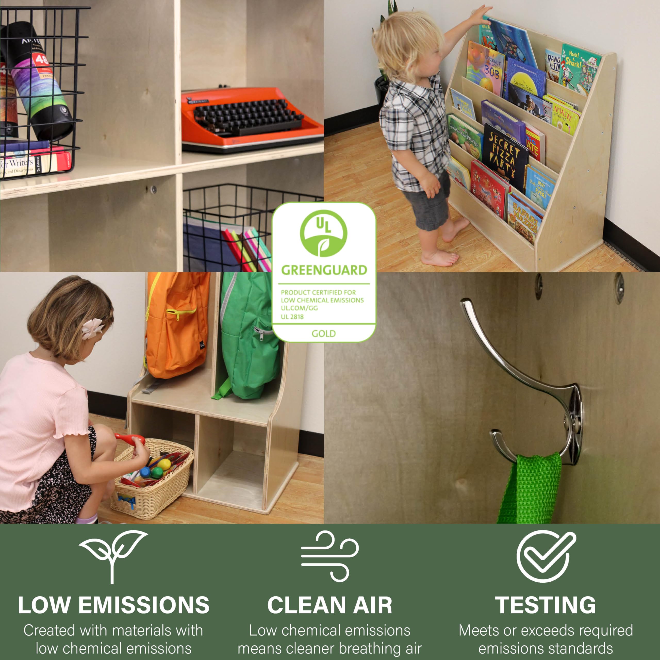FDP 4-Compartment Cubby Shelf Organizer - 30
