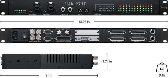 Fairlight Audio Interface - High-Quality USB Audio Interface for Recording & Streaming | Perfect for Home Studios, Podcasting & Music Production