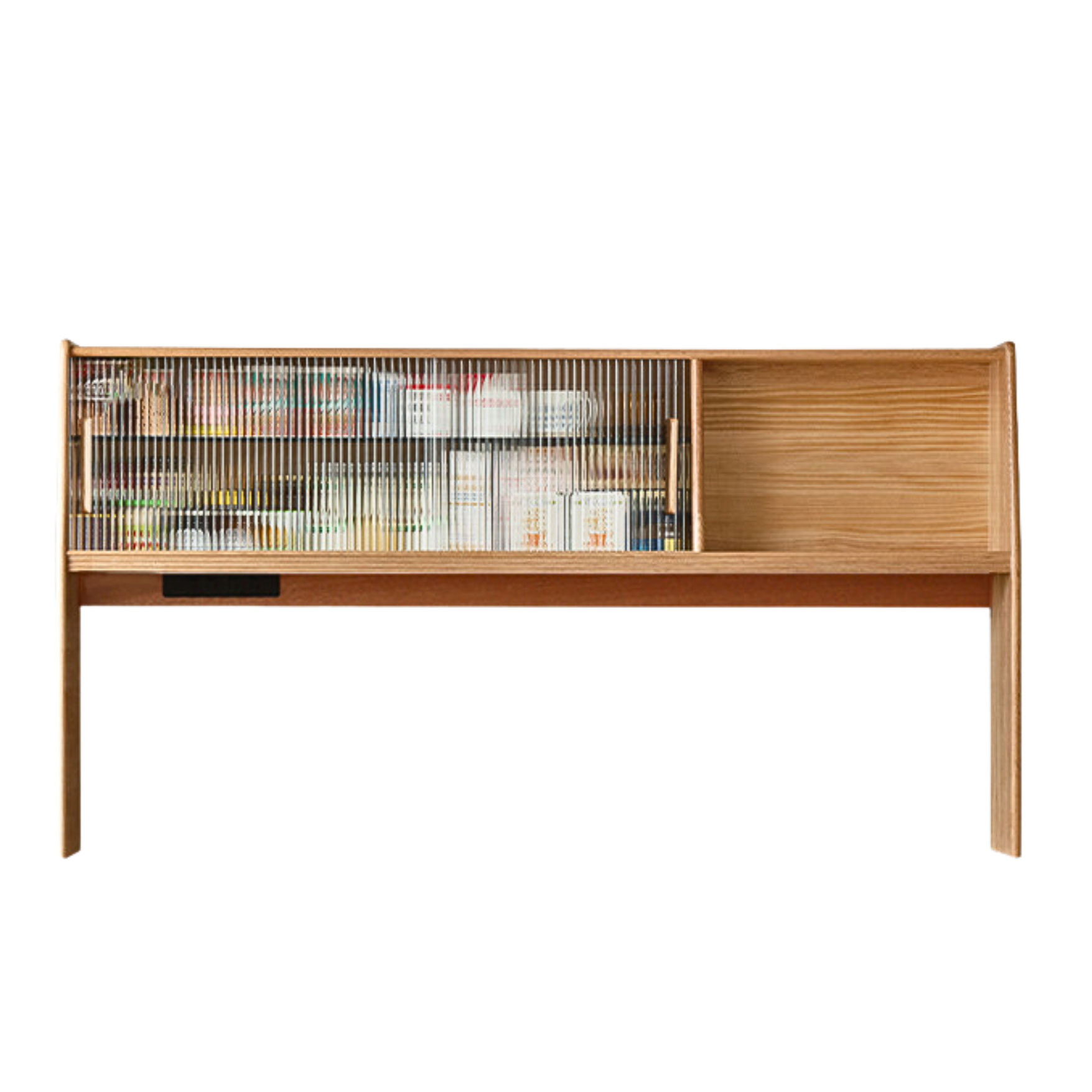 Solid Oak Wood Locker - Multi-Functional Storage Cabinet with Shelves & Drawers - Perfect for Entryway, Bedroom, or Office Organization