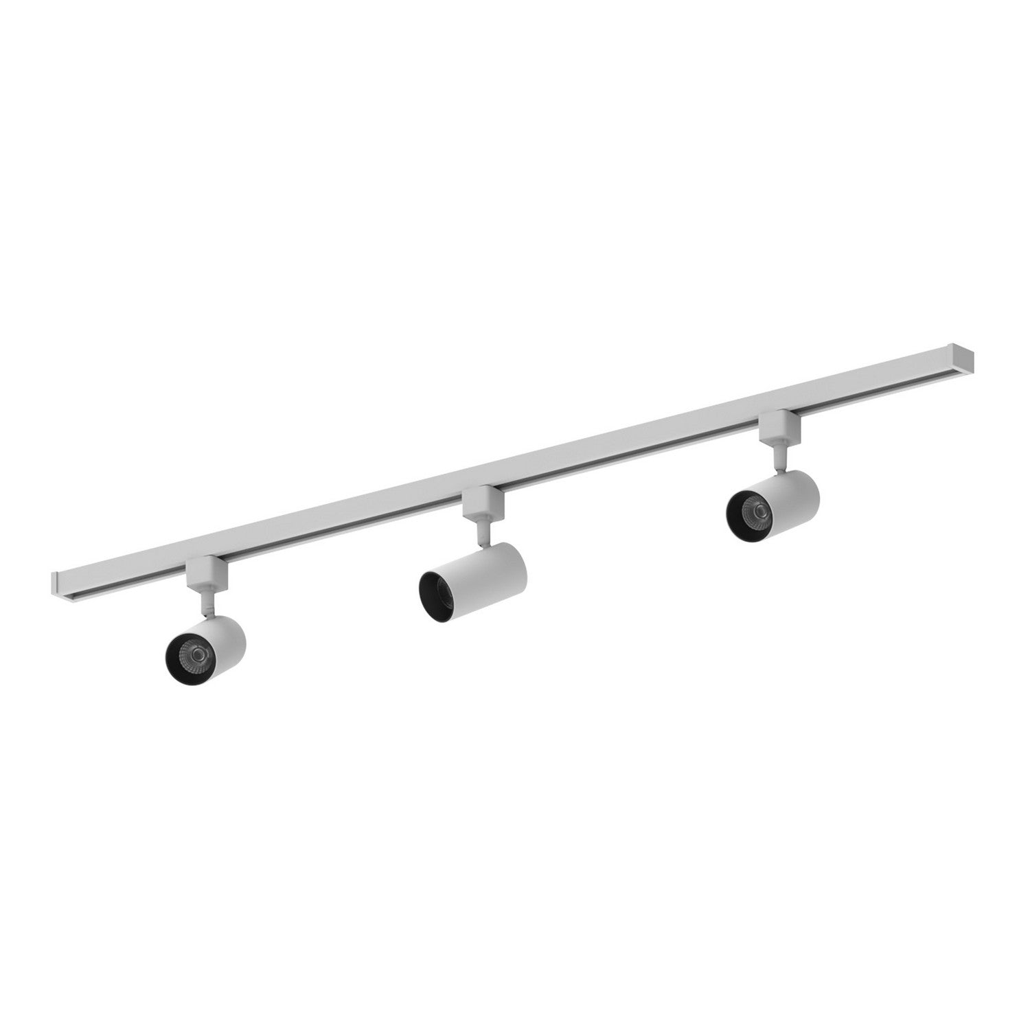 4 ft White Track Pack - Durable and Lightweight for Home Storage, Garage Organization, and Retail Displays