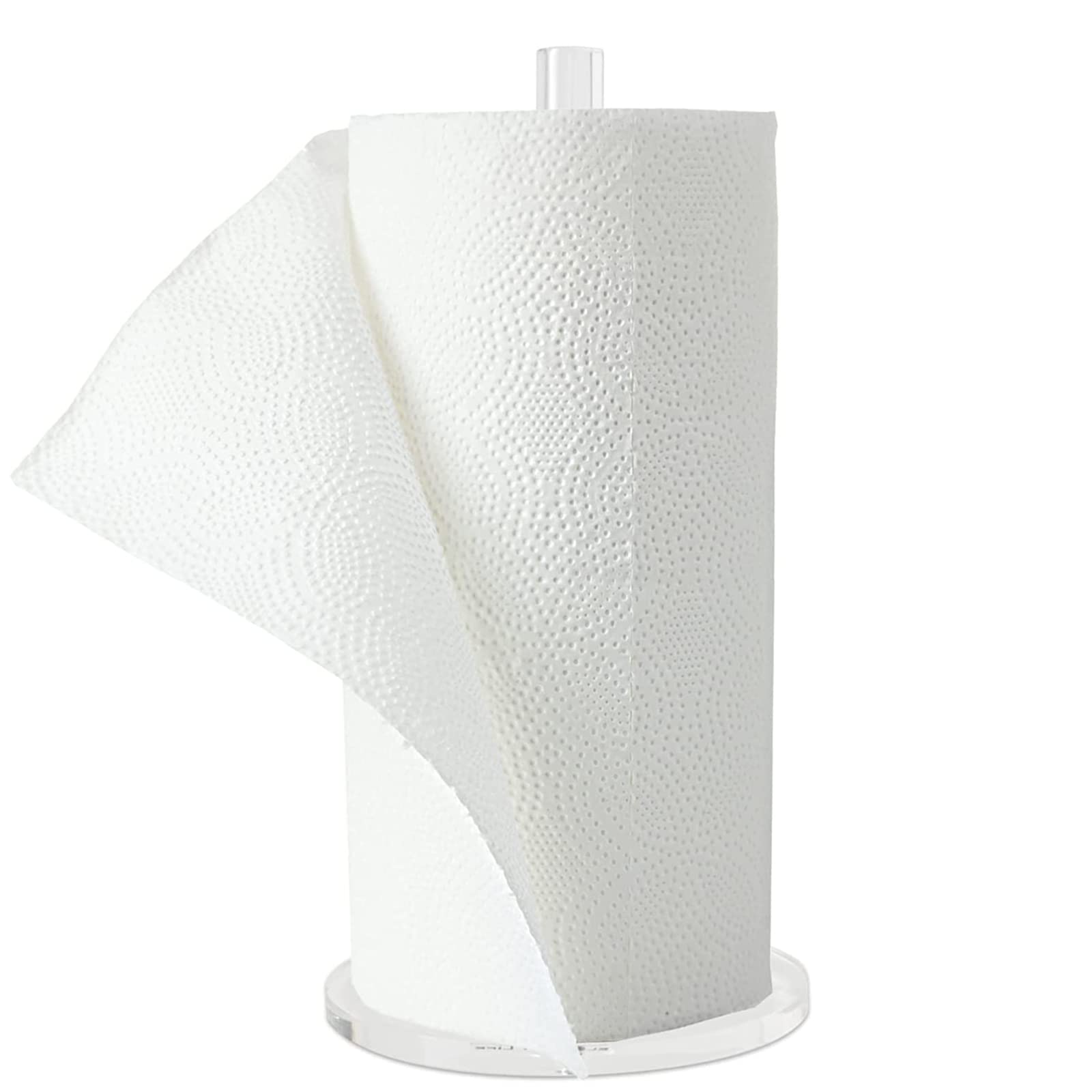 WORHE Clear Acrylic Paper Towel Holder - 5.9