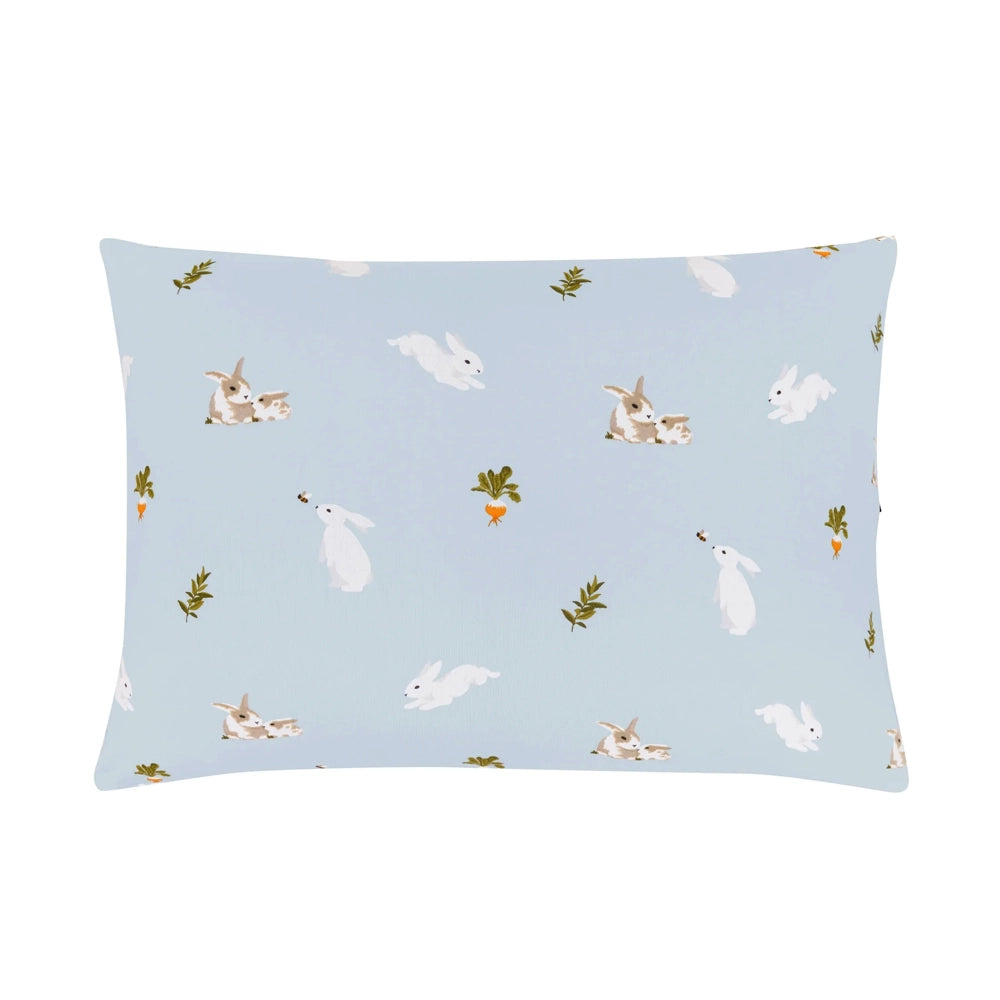 Kyte Baby Toddler Pillowcase - Soft Organic Cotton Ice Rabbit Print for Kids & Baby Nursery | Perfect for Cribs, Daycare & Travel