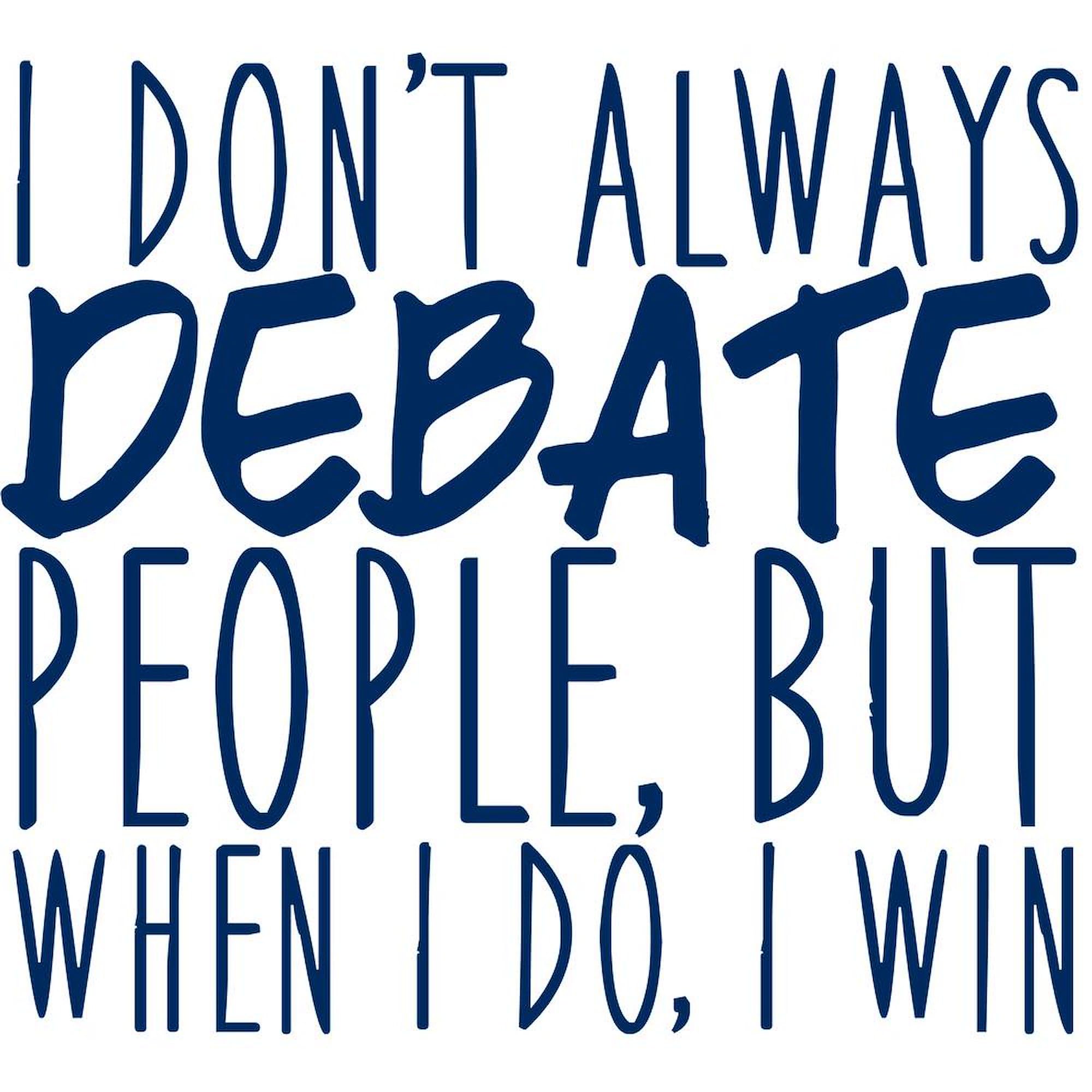 Debate Winner Mug - 11 oz (325 ml) Ceramic Coffee Cup with Handle - Perfect for Office, Gifts & Political Debate Parties | Funny & Motivational Coffee Mug