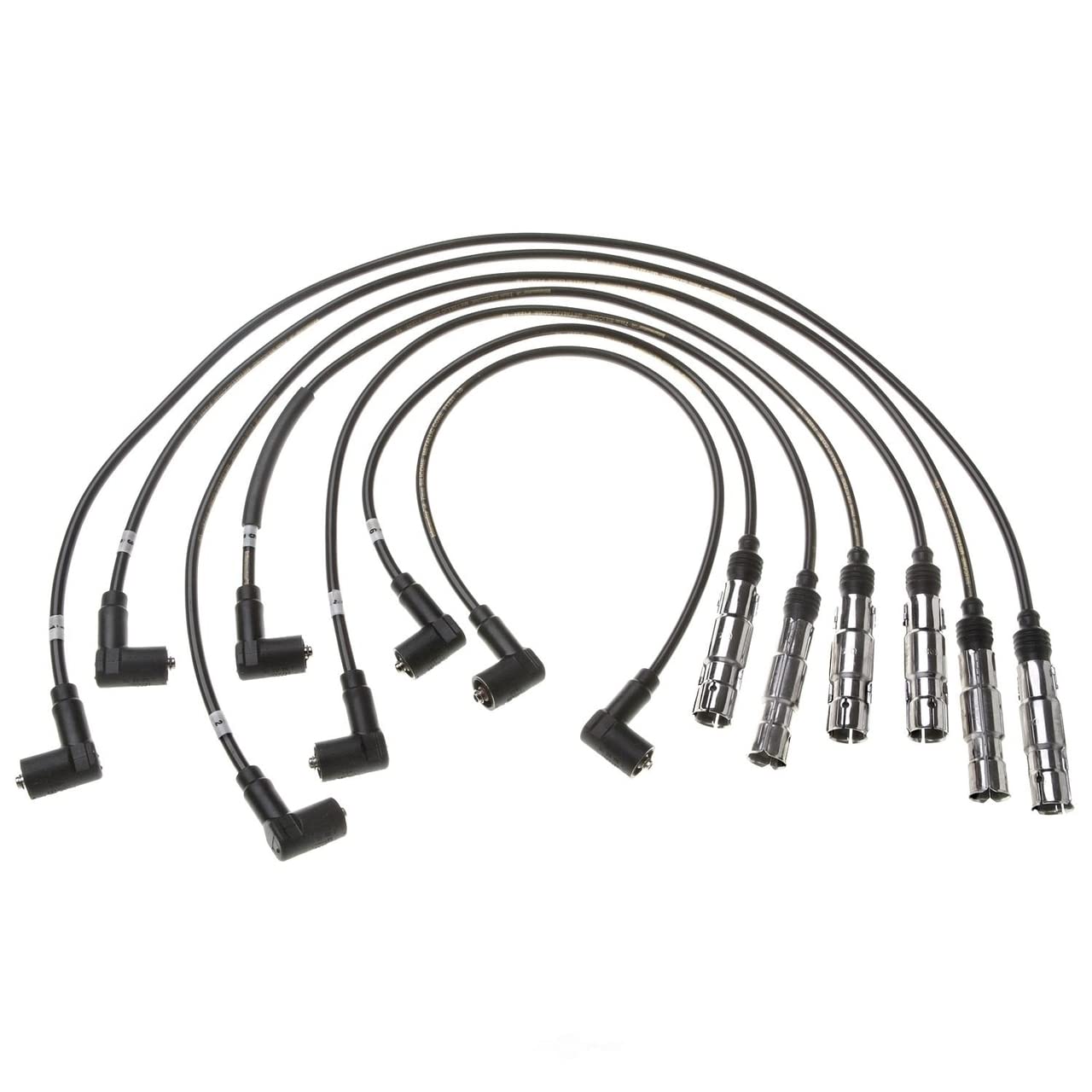High-Performance Spark Plug Wire Set for Cars & Trucks - Compatible with Most Models - Ideal for Engine Tuning & Maintenance