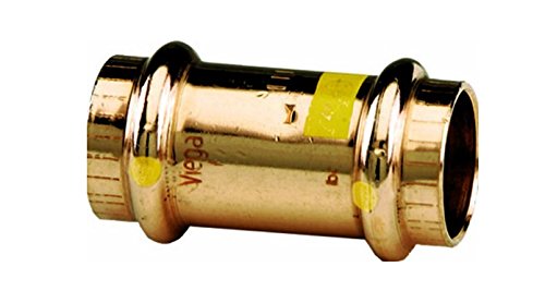 Viega 16098 Propress G Copper Coupling with Stop - 1/2